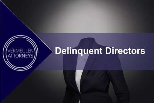 Delinquent Directors Delinquent Directors