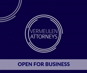 Vermeulen Attorneys are open for business