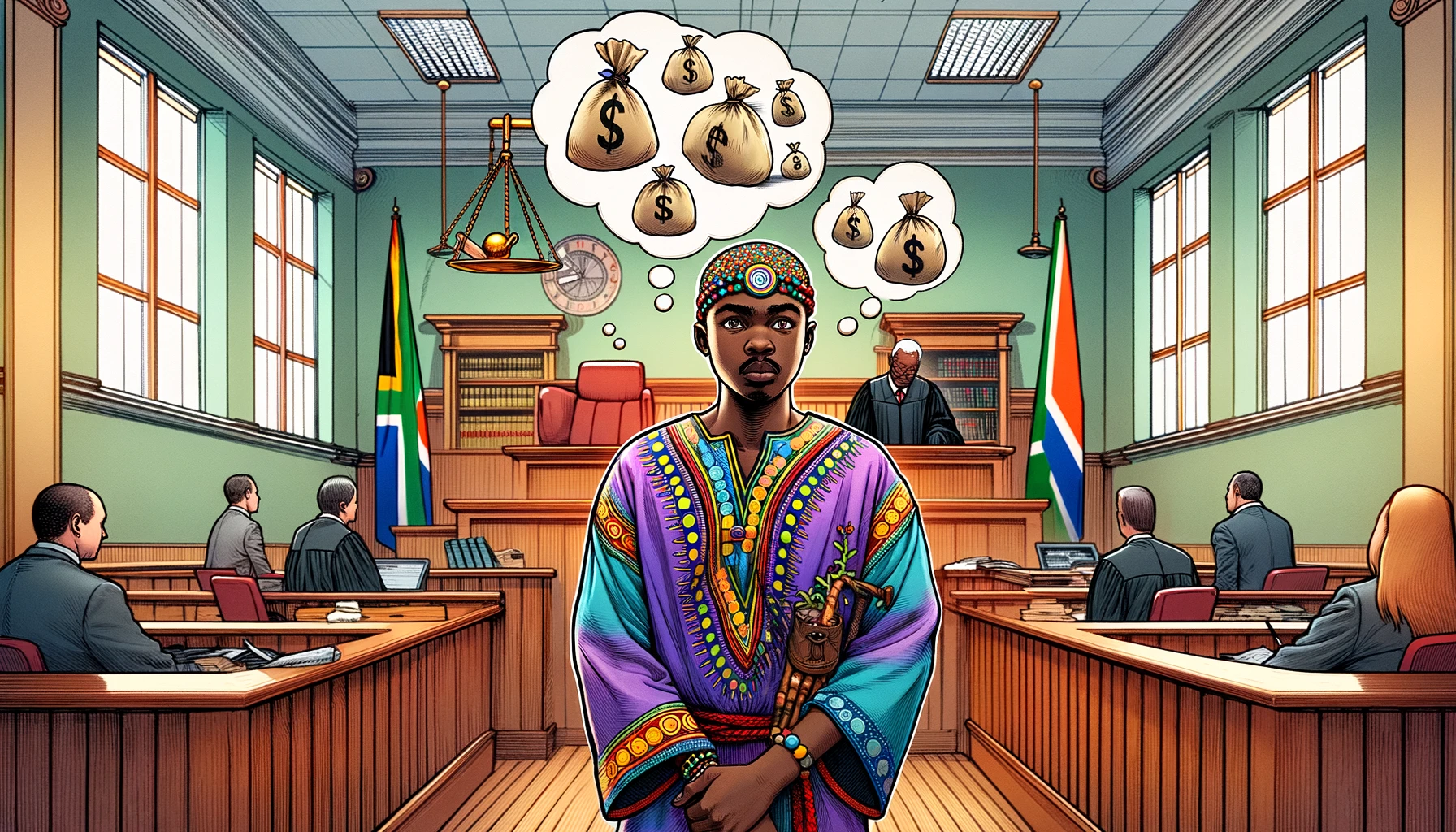 Psychic Court Room Money