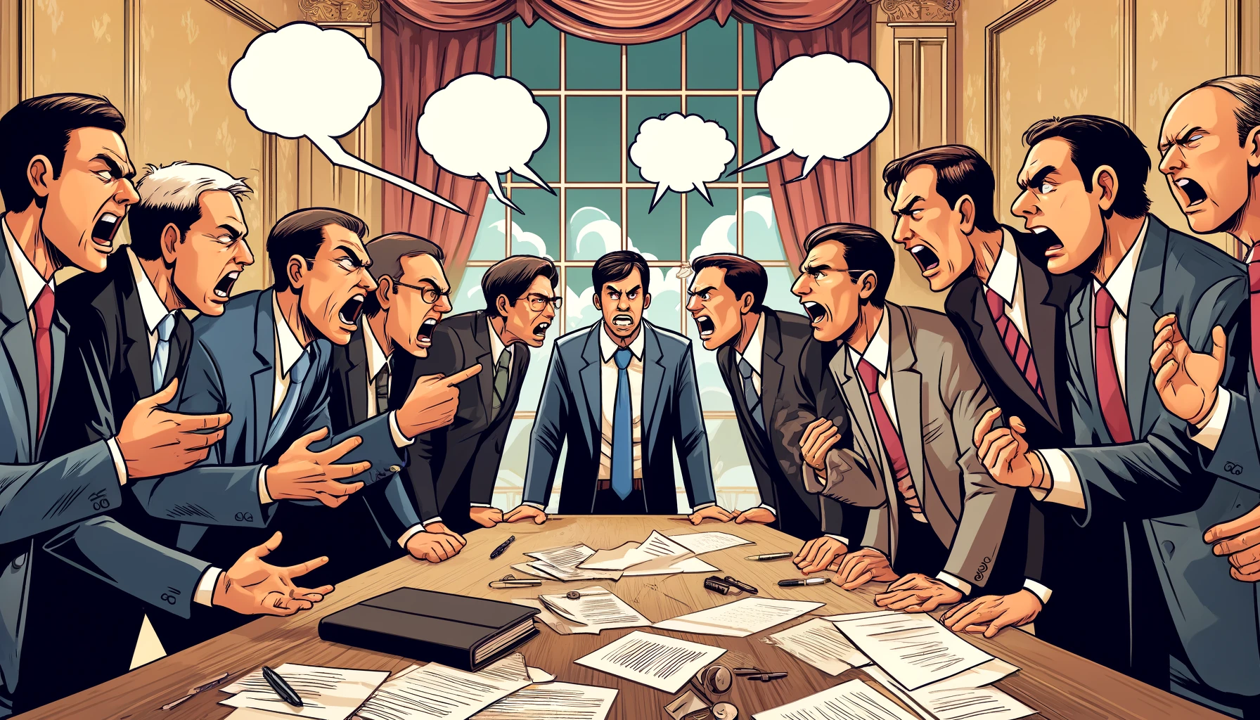 Trustees Fighting